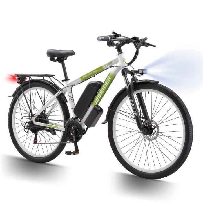 K820 250W Road Legal Electric Bike​ 40 Miles Range, 21 Speeds e bikes,Electric Bicycle Front Suspension,48V17.5AH Removable Waterproof Battery Commuter Ebike for UK Hills/City Riding