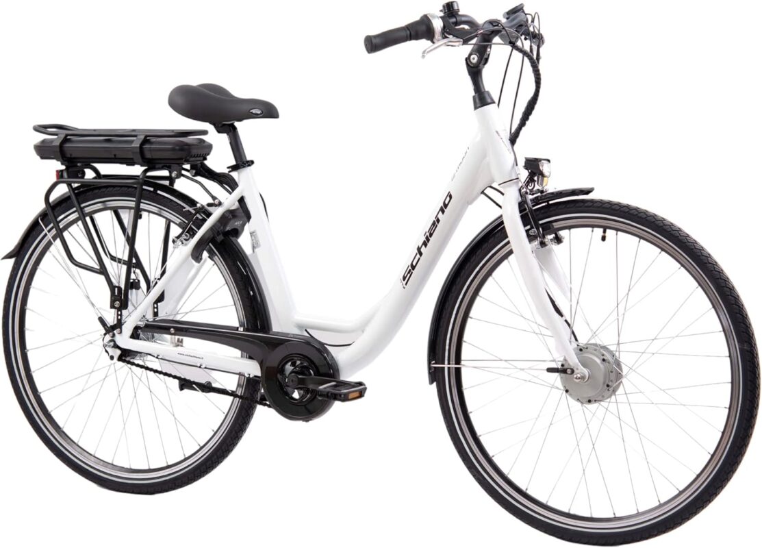 F.lli Schiano E-Moon, Electric Bike for Adults, 28" City Bike, 36V 13Ah Removable Battery, 250W Motor, 40Nm, Commuter E bike
