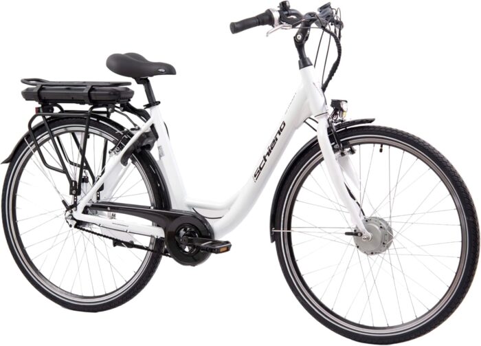F.lli Schiano E-Moon, Electric Bike for Adults, 28" City Bike, 36V 13Ah Removable Battery, 250W Motor, 40Nm, Commuter E bike