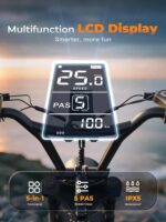 VARUN Electric Bike, 16" x 4.0 Fat Tire E-Bike with 48V 624Wh Battery, Max 62 Miles Range, LCD Display with 5 PAS, Full Suspension & Indicators, All-terrain Electric Dirt Bike for Adults and Teens