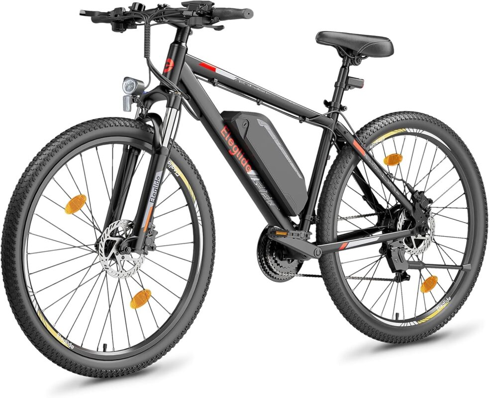 Eleglide M2 Electric Bike, 27.5''/29'' Electric Bicycle for Adults, E Mountainbike, 36V 15Ah Removable Battery,Max Range 125KM, Dual Hydraulic Disk Brake, 21 Speed, APP (Inches, 29)