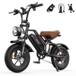 VARUN Electric Bike, 16" x 4.0 Fat Tire E-Bike with 48V 624Wh Battery, Max 62 Miles Range, LCD Display with 5 PAS, Full Suspension & Indicators, All-terrain Electric Dirt Bike for Adults and Teens