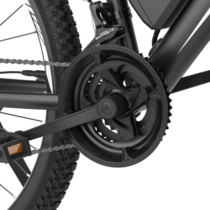 Touroll U1 Electric Mountain Bike, 26"/29'' Electric Bicycle Commute E-bike with 36V 13Ah Removable Battery, LED Display, Dual Disk Brake, 21 Speed, MTB for Teenagers and Adults