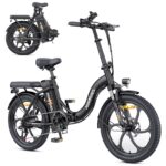 MilePort 1 Electric Bike for Adults with 36V 13AH Removable Battery, 20"*3.0" Fat Tire Folding Electric Bicycle with Top Speed ​​25KM/H &100KM Long Range, 250W Motor City Commuter Ebike