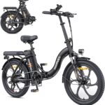 MilePort 1 Electric Bike for Adults with 36V 13AH Removable Battery, 20"*3.0" Fat Tire Folding Electric Bicycle with Top Speed ​​25KM/H &100KM Long Range, 250W Motor City Commuter Ebike