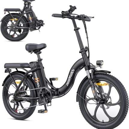 MilePort 1 Electric Bike for Adults with 36V 13AH Removable Battery, 20"*3.0" Fat Tire Folding Electric Bicycle with Top Speed ​​25KM/H &100KM Long Range, 250W Motor City Commuter Ebike