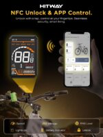 HITWAY BK7S Electric Bike 27.5/29 Inch E-bike, 36V 12.8Ah Removable Battery, 250W Motor up to 25 km/h, 50-80 km Range, MTB EBike City Commuter Electric Bicycle for Adults