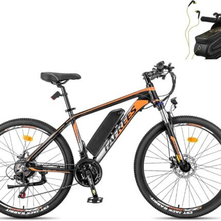 Fafrees Electric Bike, 26" Electric Bikes for Adults, 36V 13Ah Removable Battery Pedal Assist Ebikes for Men Women, 250W Electric Bicycle for City, 25KM/H 21-Speed MTB, HAILONG ONE Black