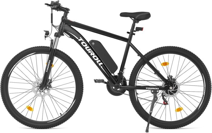 Touroll U1 Electric Mountain Bike, 26"/29'' Electric Bicycle Commute E-bike with 36V 13Ah Removable Battery, LED Display, Dual Disk Brake, 21 Speed, MTB for Teenagers and Adults