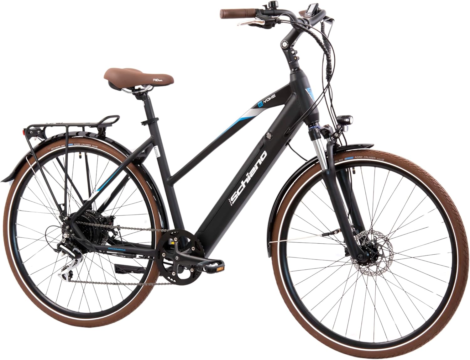 71_5zoIRmSL._AC_SL1500 F.lli Schiano E-Voke, Electric Bike for Adults, 28" Trekking Bike, 36V 11.6Ah Removable Battery, 250W Motor, 50Nm, Commuter Ebike