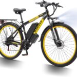 K820 250W Road Legal Electric Bike​ 40 Miles Range, 21 Speeds e bikes,Electric Bicycle Front Suspension,48V17.5AH Removable Waterproof Battery Commuter Ebike for UK Hills/City Riding