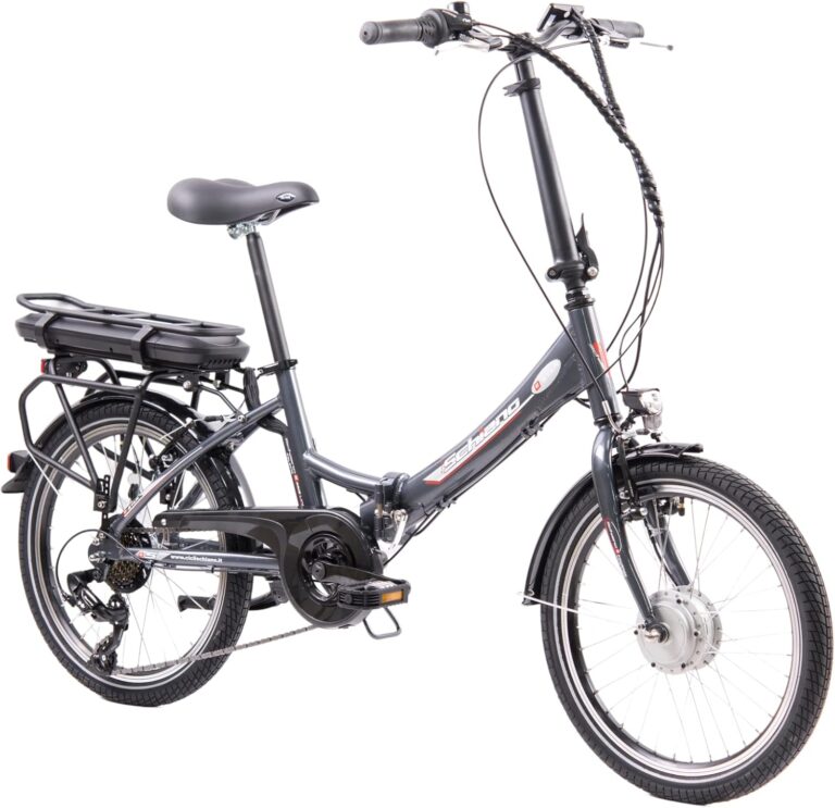 F.lli Schiano E-Star, Electric Bike for Adults, 20" Folding Bike, 36V 10.4Ah Removable Battery, 250W Motor, 40Nm, Commuter Ebike