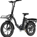 HITWAY E Bike BK6SL1-36V15.6Ah with 250W Motor, Electric bike 20 inch, 70-150km range, 7-speed, APP control, Foldable, IP54 waterproof pedelec,25km/h