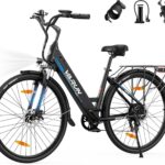 VARUN Electric Bike, 28'' City Electric Bicycle with 48V 10.4Ah Removable Battery, 55Nm 250W Motor, 100km Range, LCD Display Commuter E-bikes for Adults
