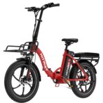 HITWAY E Bike BK6SL1-36V15.6Ah with 250W Motor, Electric bike 20 inch, 70-150km range, 7-speed, APP control, Foldable, IP54 waterproof pedelec,25km/h