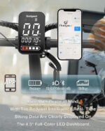 Bodywel T16 PRO 14" Folding Electric Bike for Adult Teenage, Road Legal 250W E Bike with Front Suspension, Disc Brakes, 90% Pre-Assembled, 36V 10Ah, 4.5 inch Display