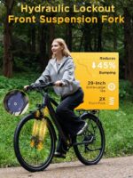 HITWAY BK7S Electric Bike 27.5/29 Inch E-bike, 36V 12.8Ah Removable Battery, 250W Motor up to 25 km/h, 50-80 km Range, MTB EBike City Commuter Electric Bicycle for Adults