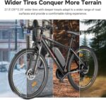Eleglide M2 Electric Bike, 27.5''/29'' Electric Bicycle for Adults, E Mountainbike, 36V 15Ah Removable Battery,Max Range 125KM, Dual Hydraulic Disk Brake, 21 Speed, APP (Inches, 29)