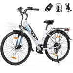VARUN Electric Bike, 28'' City Electric Bicycle with 48V 10.4Ah Removable Battery, 55Nm 250W Motor, 100km Range, LCD Display Commuter E-bikes for Adults