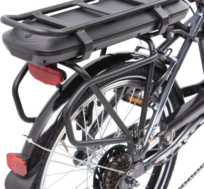 F.lli Schiano E-Star, Electric Bike for Adults, 20" Folding Bike, 36V 10.4Ah Removable Battery, 250W Motor, 40Nm, Commuter Ebike