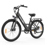 Electric Bike for Adults with 17.5AH Battery - 250W Ebike 40-90KM Range - 26" Mens Electric Bicycle with 7 Speed & Front Suspension - Commuter E Bike with LED Lights and LCD Display